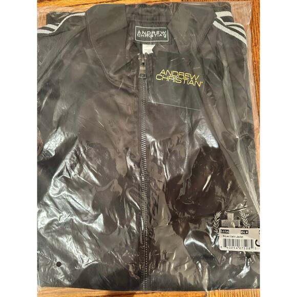 Andrew Christian Squad Satin Jacket Size L. Limited Edition Style NWT - Picture 8 of 8